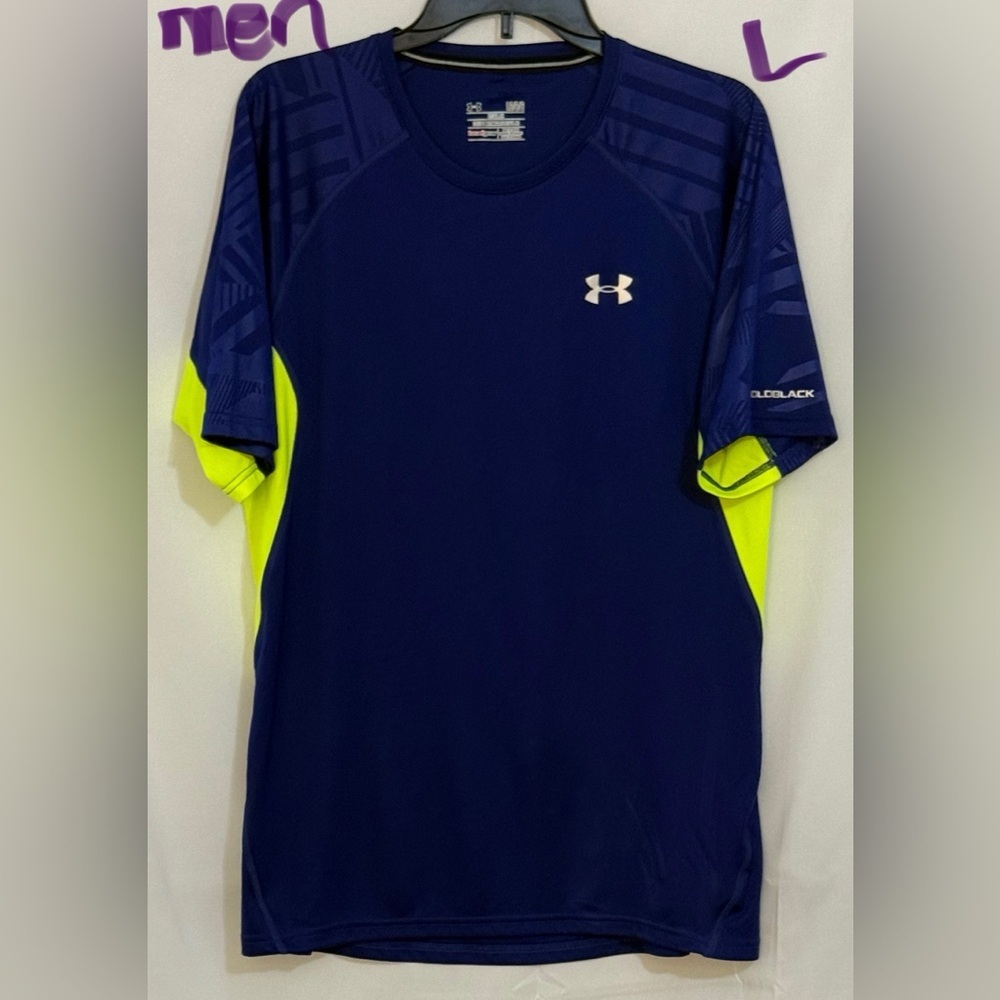 Under Armour Blue and Yellow Performance Shirt